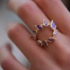 Anillo cruzado abierto. Nuevo Diseño - THE NOOK STORE