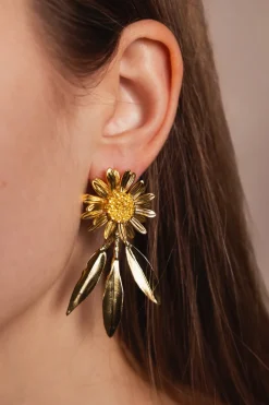Aros serpiente medium - Pendientes Dorados | THE NOOK STORE