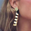 Aros serpiente medium - Pendientes Dorados | THE NOOK STORE