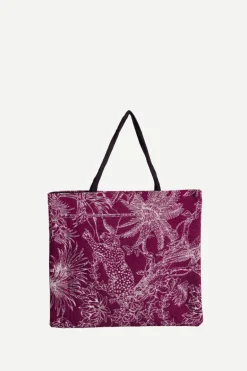 Bolso Shopper Cheetah Morado - The Nook Store