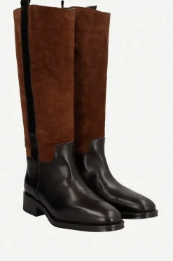 Botas Mustang Negro y Castaña - The Nook Store