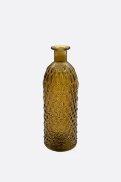 Botella Jarrón cristal Ámbar - The Nook Store