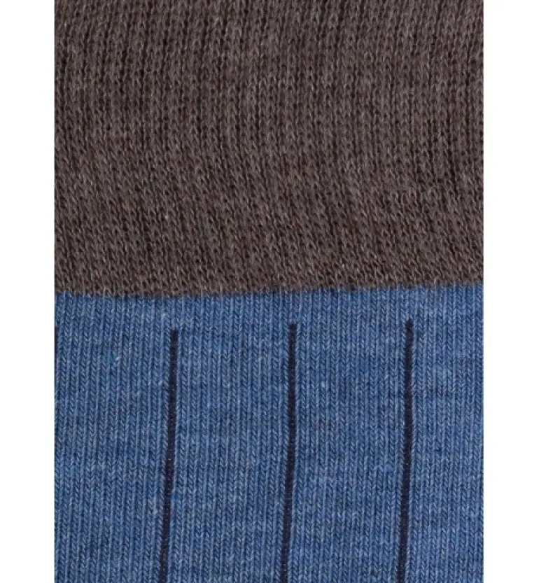 Calcetin caña alta L08 Azul océano -Terra - The Nook Store