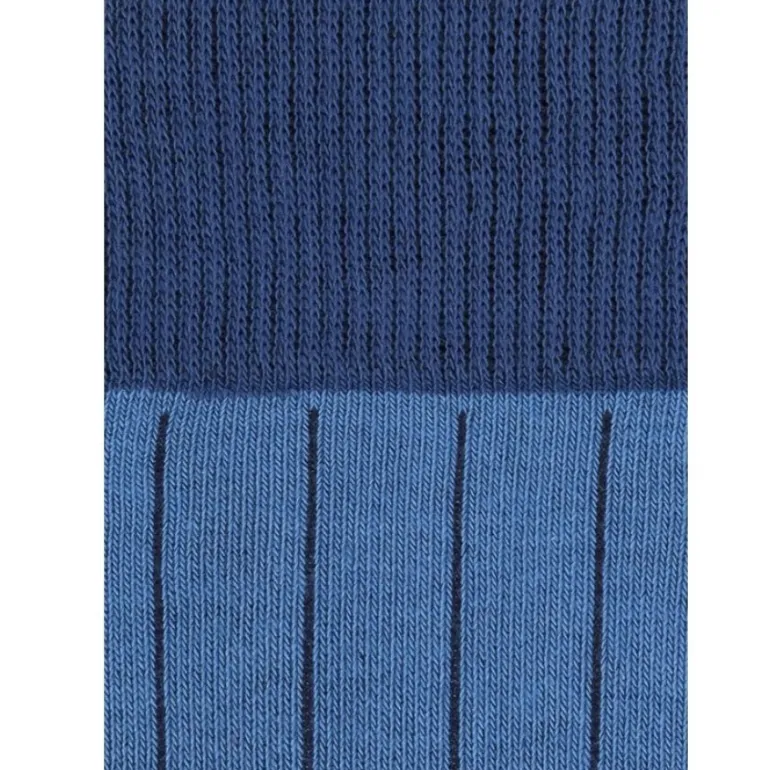 Calcetin caña alta L05 Azul medio - Raf - The Nook Store