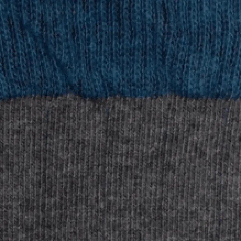 Calcetin caña alta L20 Gris - Azul raf - The Nook Store