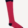 Calcetin caña alta L54 Rose - Azul marino - The Nook Store
