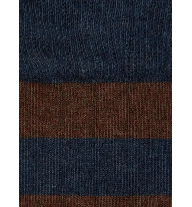 Calcetin caña alta R19 rayas Abisso - Bruno - The Nook Store