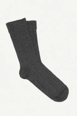 Calcetin caña corta LL05C Gris melagne - The Nook Store