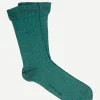 Calcetin caña corta LL10C Verde oliva melagne - The Nook Store