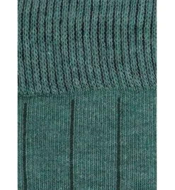 Calcetin caña corta LL10C Verde oliva melagne - The Nook Store