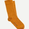 Calcetin caña corta Ocre - The Nook Store