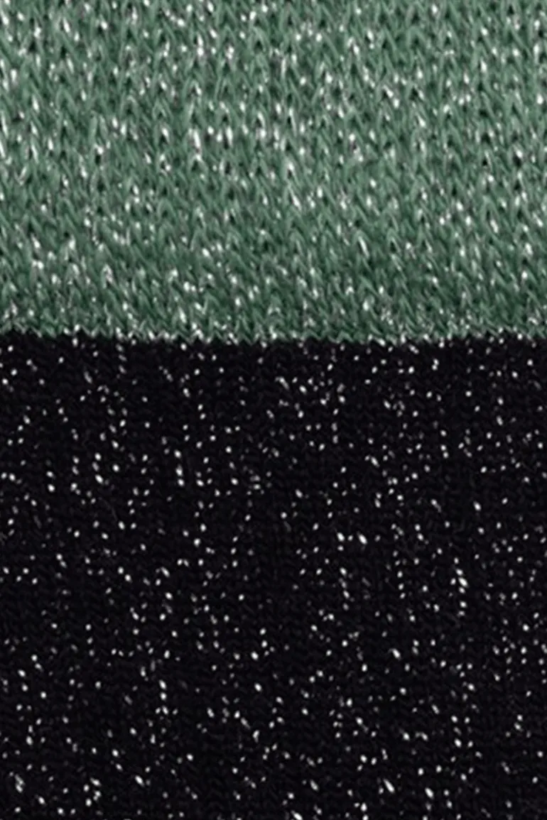 Calcetin P01 de purpurina Negro - The Nook Store