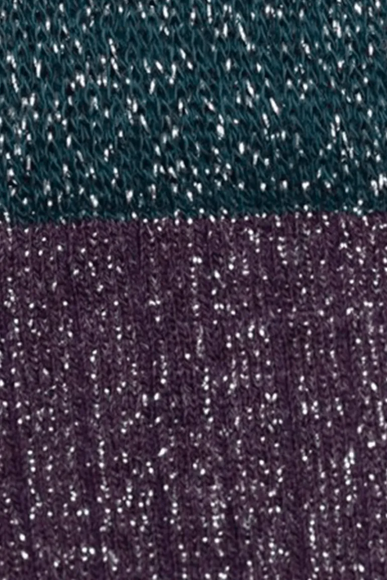 Calcetin P02 de purpurina Viola - The Nook Store