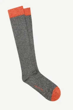Calcetin purpurina caña alta PCA06 Gris - The Nook Store