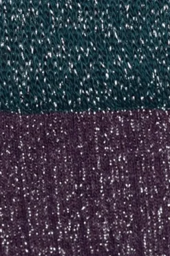 Calcetin purpurina caña alta PCA02 Viola - The Nook Store