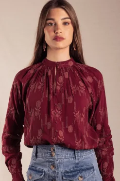 Camisa Emira Wine - The Nook Store