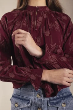 Camisa Emira Wine - The Nook Store