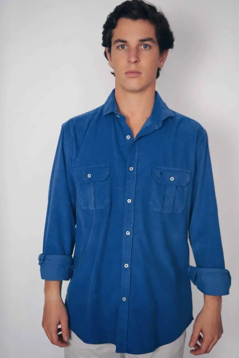 Camisa Logo Micropana 100% 2 bolsillos LO16 - The Nook Store