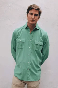 Camisa Micropana 100% 2 bolsillos 21 - The Nook Store