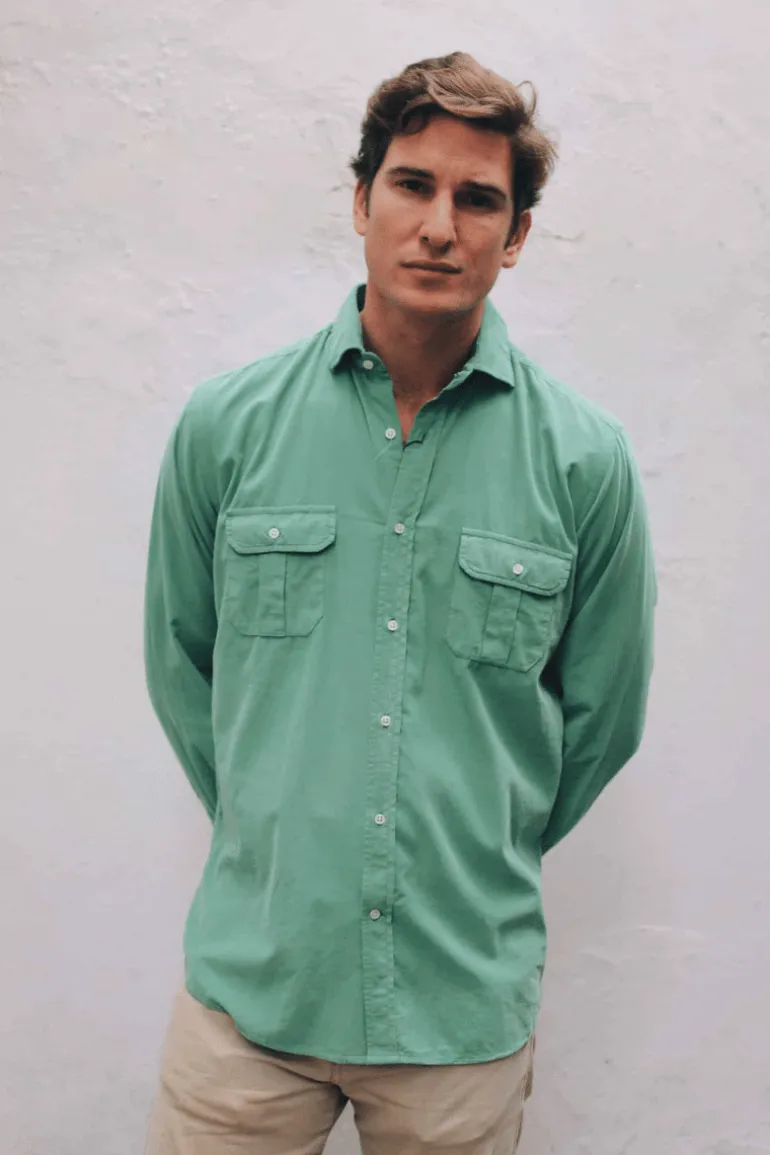 Camisa Micropana 100% 2 bolsillos 21 - The Nook Store