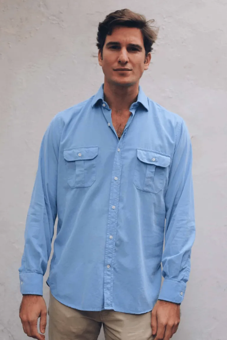 Camisa Micropana 100% 2 bolsillos 200 - The Nook Store