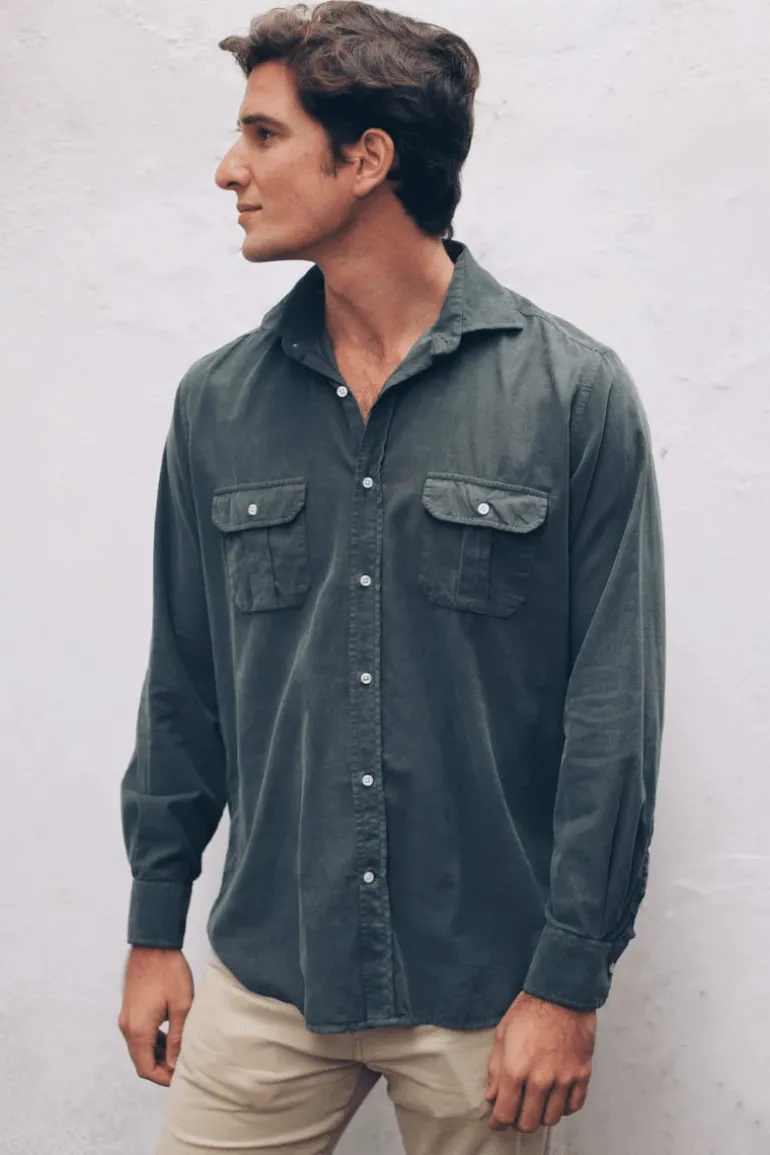 Camisa Micropana 100% 2 bolsillos 130 - The Nook Store
