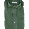 Camisa Micropana 1 bolsillo verde oliva - The Nook Store