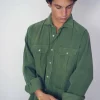 Camisa Micropana 4 bolsillos Verde Oliva - The Nook Store