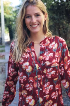 Camisero Elsa Burdeos - The Nook Store