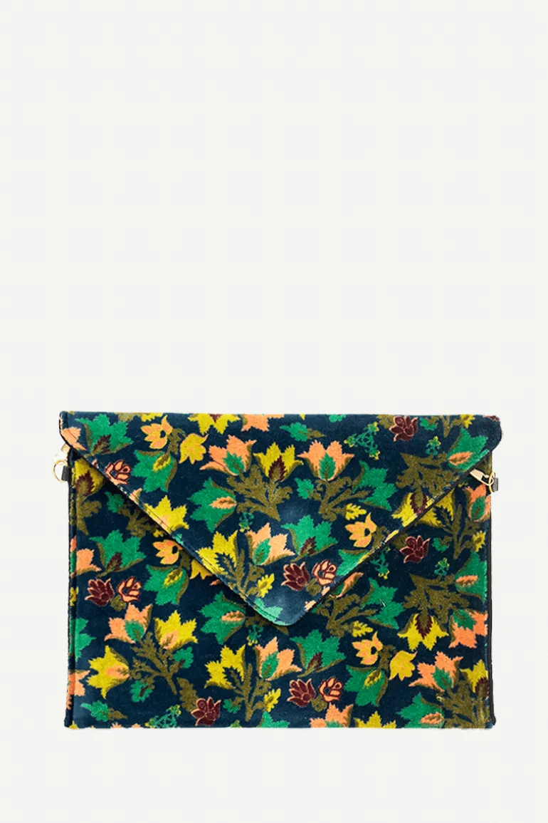 Cartera de Mano 18 Flores Marino - The Nook Store