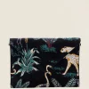Cartera de Mano 50 Negro Cheetah - The Nook Store