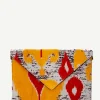 Cartera de mano Teja | Cartera color naranja | Bolso sobre