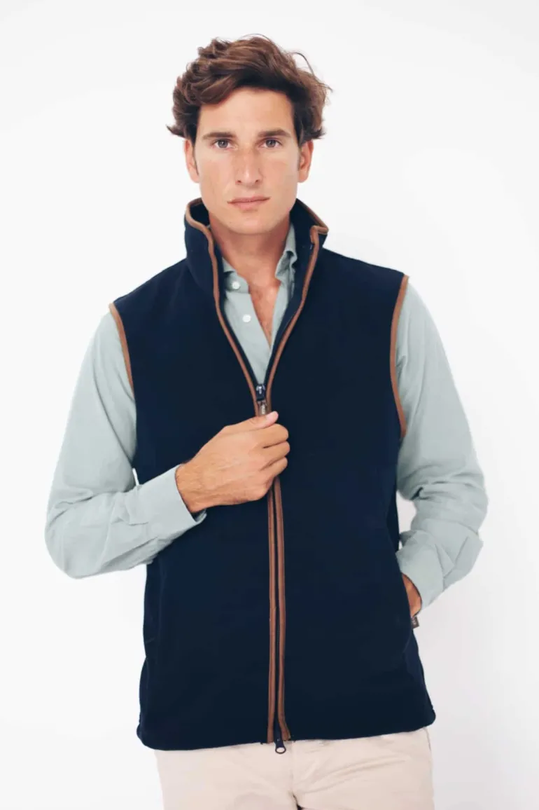 Chaqueta Countryman Fleece Gilet Antracite - The Nook Store