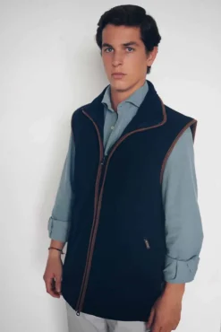 Chaqueta Countryman Fleece Gilet Navy - The Nook Store