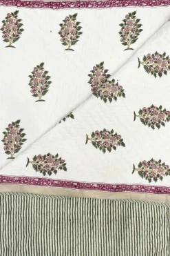 Colcha Edredón Queen 25 | Colcha estampado palmeras | The Nook