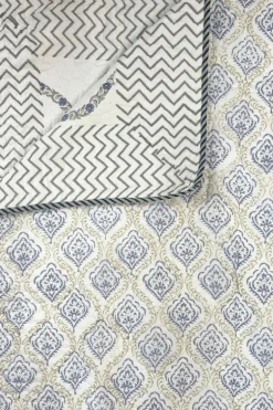Colcha Edredón Queen 25 | Colcha estampado palmeras | The Nook