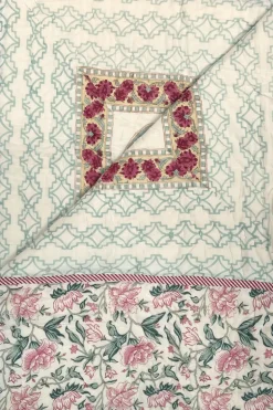 Colcha Edredón Queen 25 | Colcha estampado palmeras | The Nook