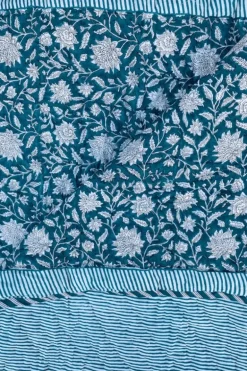 Colcha Edredón Queen 25 | Colcha estampado palmeras | The Nook