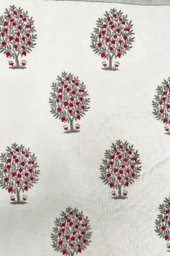 Colcha Edredón Queen 25 | Colcha estampado palmeras | The Nook