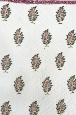 Colcha Edredón Queen 25 | Colcha estampado palmeras | The Nook