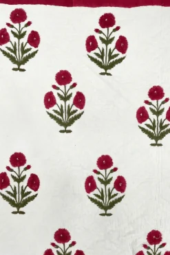 Colcha Edredón Queen 25 | Colcha estampado palmeras | The Nook