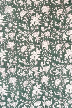 Colcha Edredón Queen 25 | Colcha estampado palmeras | The Nook
