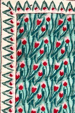 Colcha Edredón Queen 25 | Colcha estampado palmeras | The Nook