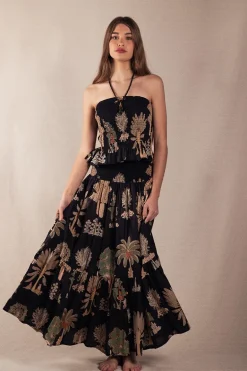 Conjunto Fabiana Tropical Negro - The Nook Store