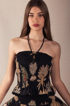 Conjunto Fabiana Tropical Negro - The Nook Store