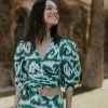 Conjunto Fernanda Ikat Verde - The Nook Store