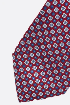 Corbata Geometría Rojo - The Nook Store