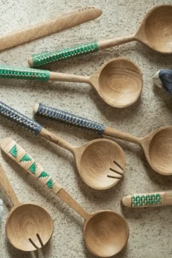 Cubiertos Madera y Bambú Natural - The Nook Store
