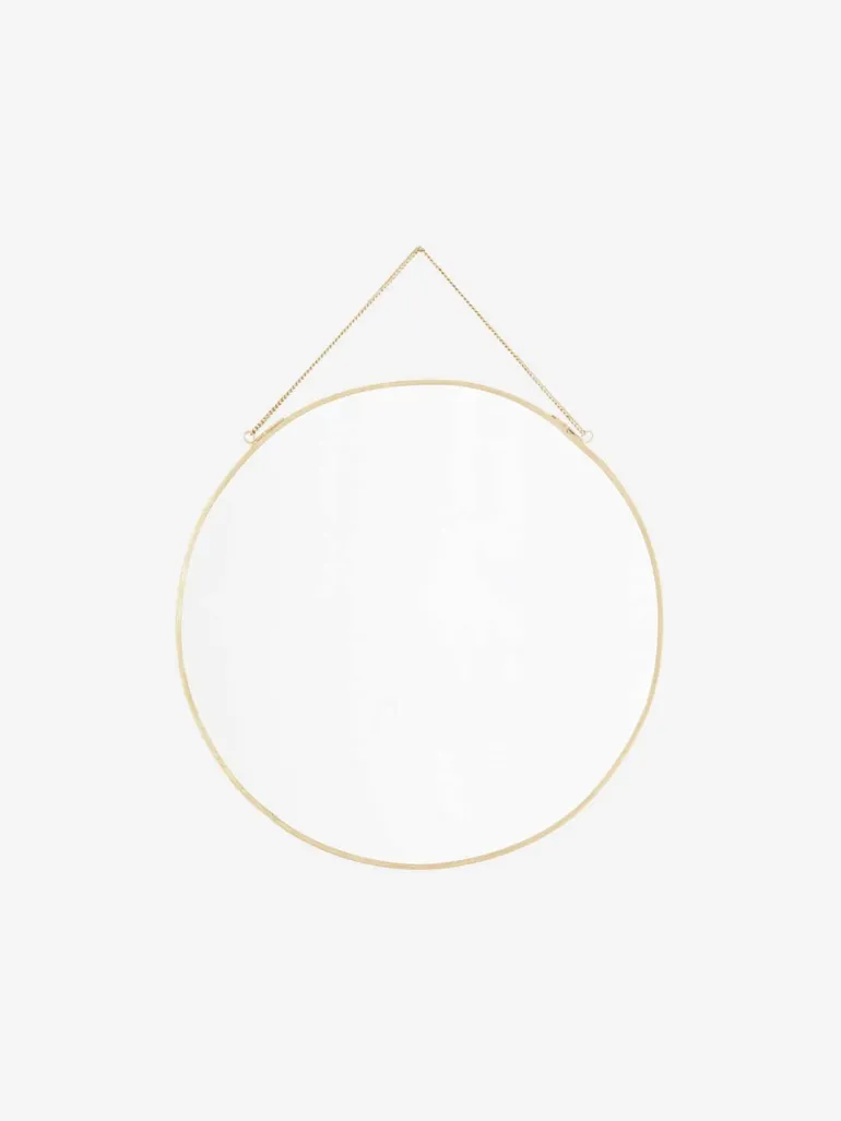 Espejo Round Pendant | Con acabado dorado | The Nook Store