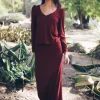 Falda Basic Punto Burdeos - The Nook Store